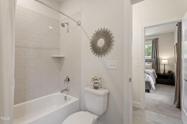 930 Watercolor Way, Durham, NC 27713 - ensuite bathroom with shower / bath combination with curtain and toilet