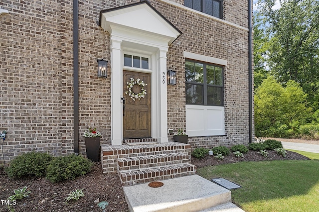 930 Watercolor Way, Durham, NC 27713 - property entrance with brick siding