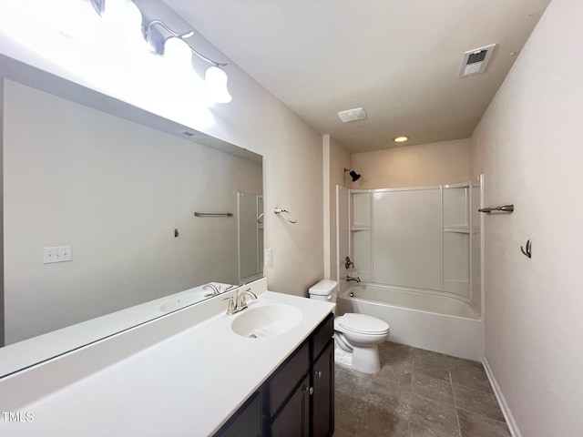 1521 Kythira Dr, Apex, NC 27502 - full bathroom with vanity, bathtub / shower combination, and stone finish flooring