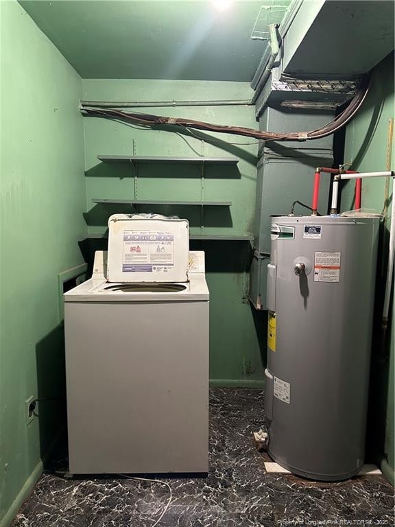 1404 Faye Ave, Spring Lake, NC 28390 - utilities featuring washer / clothes dryer and electric water heater