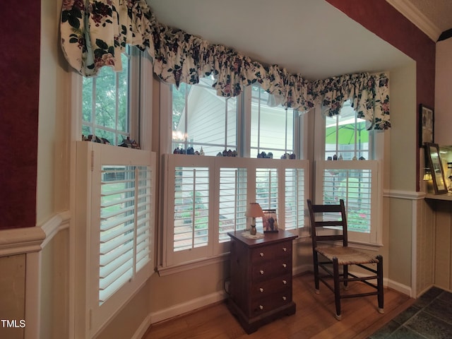 6517 Whitted Rd, Fuquay Varina, NC 27526 - home office featuring crown molding and wood finished floors