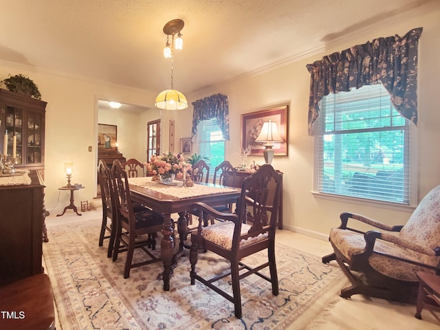 6517 Whitted Rd, Fuquay Varina, NC 27526 - dining area with ornamental molding and baseboards