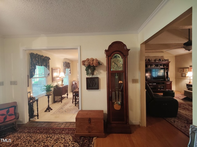 6517 Whitted Rd, Fuquay Varina, NC 27526 - hallway featuring crown molding