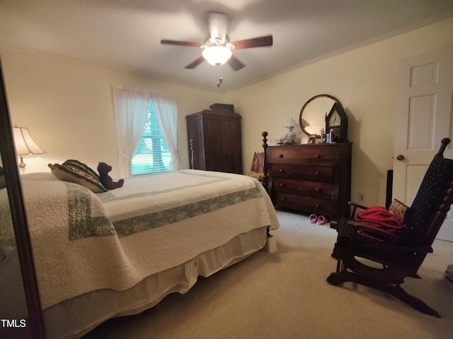 6517 Whitted Rd, Fuquay Varina, NC 27526 - carpeted bedroom with a ceiling fan