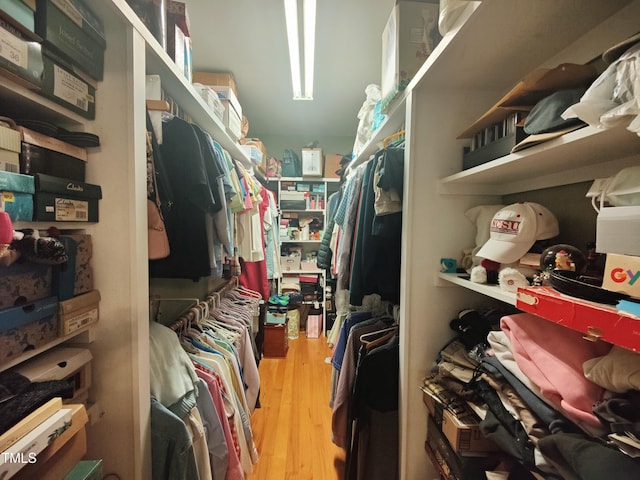 6517 Whitted Rd, Fuquay Varina, NC 27526 - walk in closet featuring wood finished floors