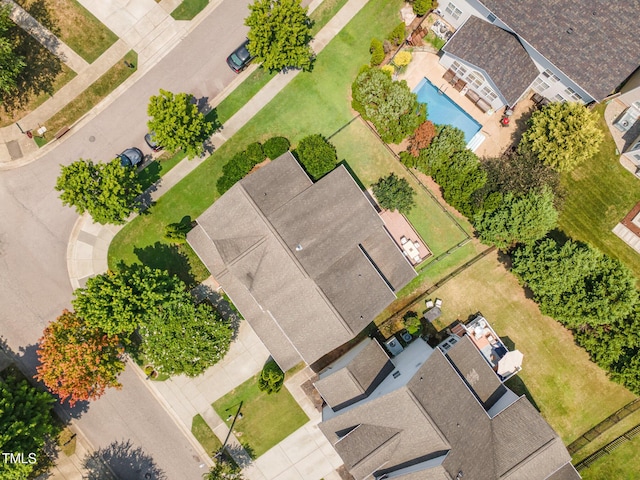 2201 Wide River Dr, Raleigh, NC 27614 - aerial view of a pool