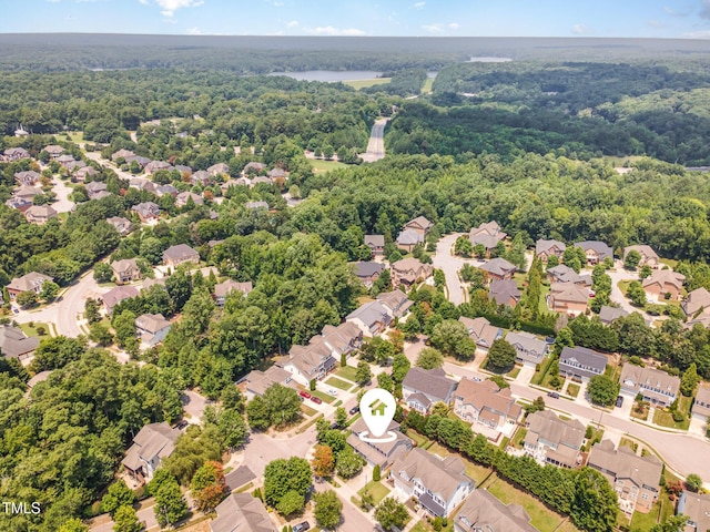 2201 Wide River Dr, Raleigh, NC 27614 - aerial perspective of suburban area featuring a forest