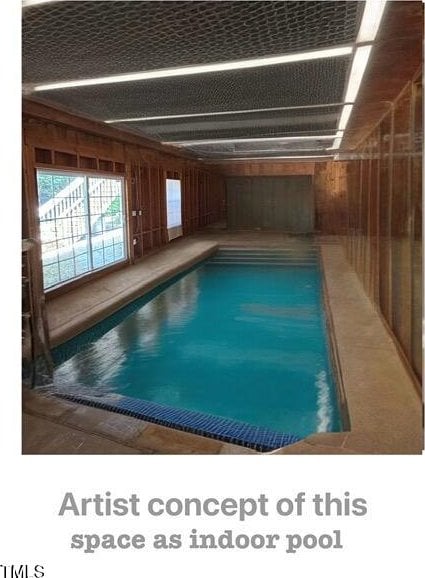 12212 Ashton Woods Ln, Raleigh, NC 27614 - view of indoor pool
