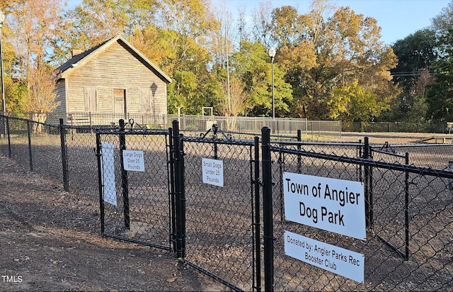 407 E Williams St, Angier, NC 27501 - view of community with a gate and a dog friendly area