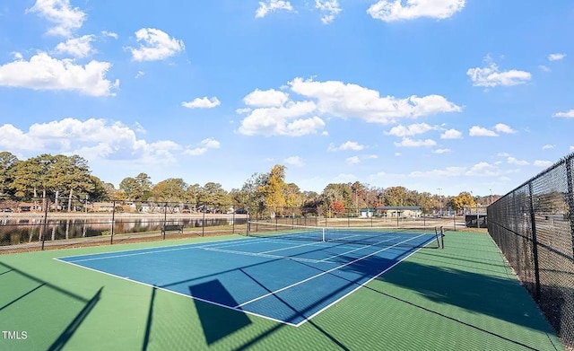 407 E Williams St, Angier, NC 27501 - view of tennis court with community basketball court