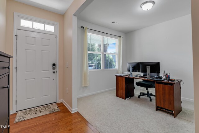 118 Tweedbank Ct, Fuquay Varina, NC 27526 - foyer featuring healthy amount of natural light and light wood-type flooring