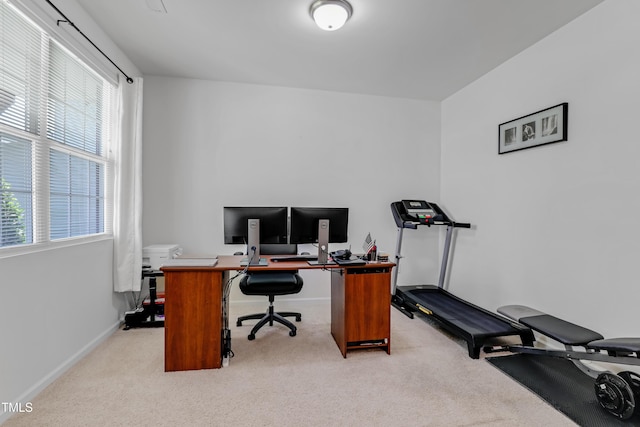 118 Tweedbank Ct, Fuquay Varina, NC 27526 - home office with light carpet and baseboards