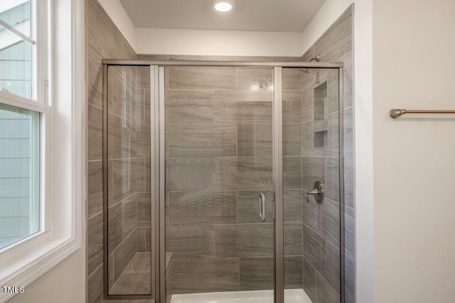 1923 Hinesley Dr, Durham, NC 27703 - full bath featuring a shower stall