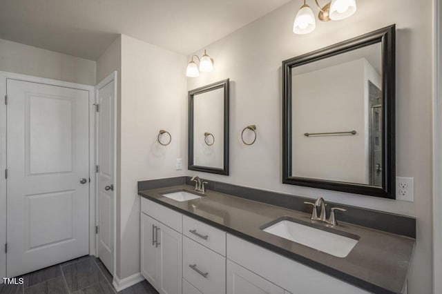 1923 Hinesley Dr, Durham, NC 27703 - full bath with double vanity