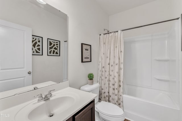133 Ogden Pond Pl, Zebulon, NC 27597 - bathroom featuring vanity and shower / tub combo with curtain