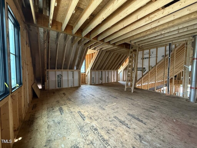 1513 Rock Dove Way, Raleigh, NC 27614 - unfinished attic with healthy amount of natural light