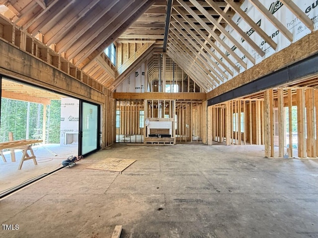 1513 Rock Dove Way, Raleigh, NC 27614 - miscellaneous room featuring high vaulted ceiling