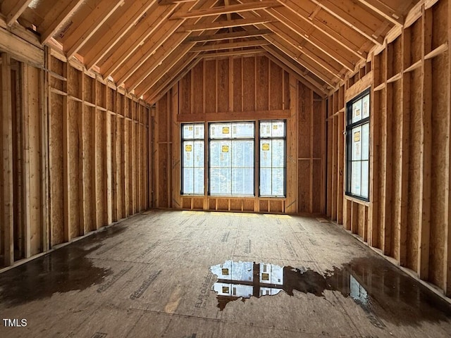 1513 Rock Dove Way, Raleigh, NC 27614 - misc room with lofted ceiling