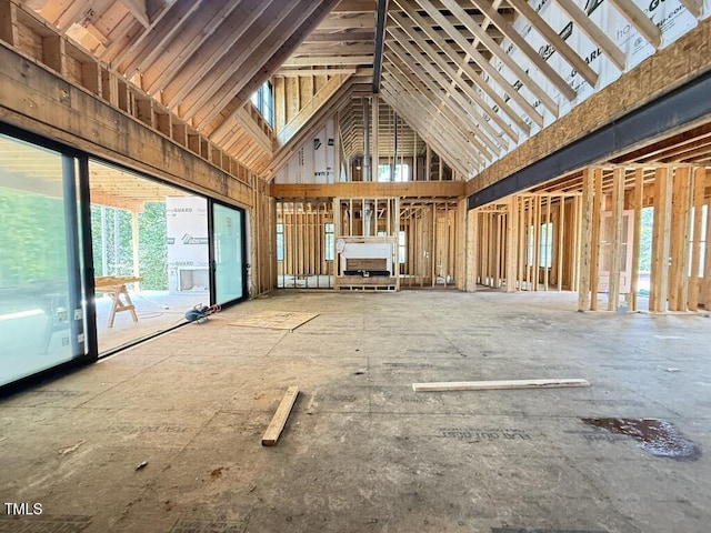 1513 Rock Dove Way, Raleigh, NC 27614 - miscellaneous room with high vaulted ceiling