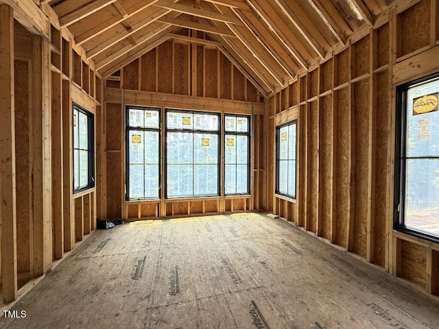 1513 Rock Dove Way, Raleigh, NC 27614 - miscellaneous room with lofted ceiling