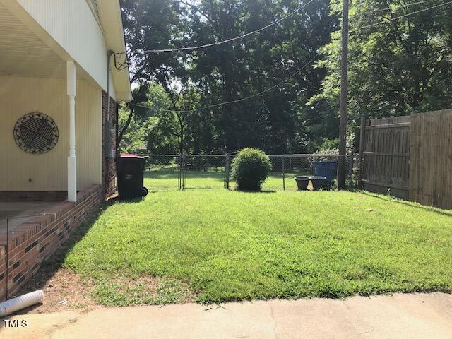 5018 Gatewood Dr, Durham, NC 27712 - view of fenced backyard