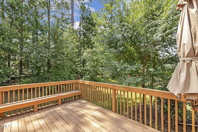 261 Begen St, Morrisville, NC 27560 - view of wooden deck