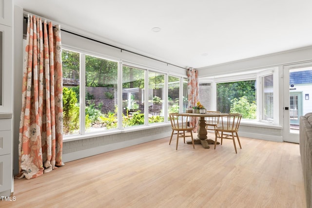 317 Reade Rd, Chapel Hill, NC 27516 - sunroom featuring plenty of natural light and wood finished floors