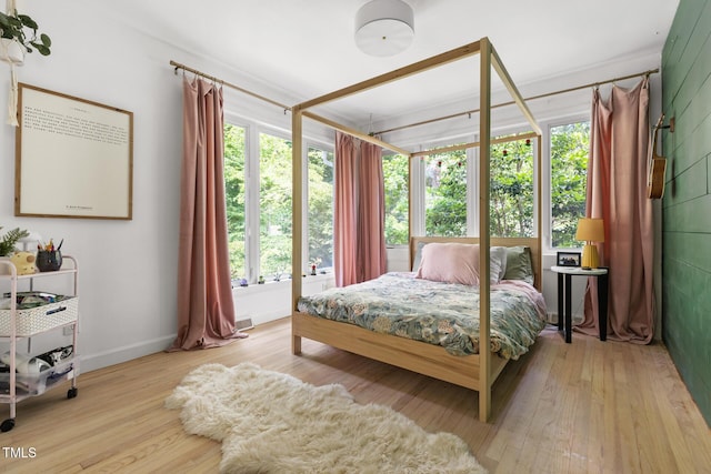 317 Reade Rd, Chapel Hill, NC 27516 - bedroom featuring wood finished floors and baseboards