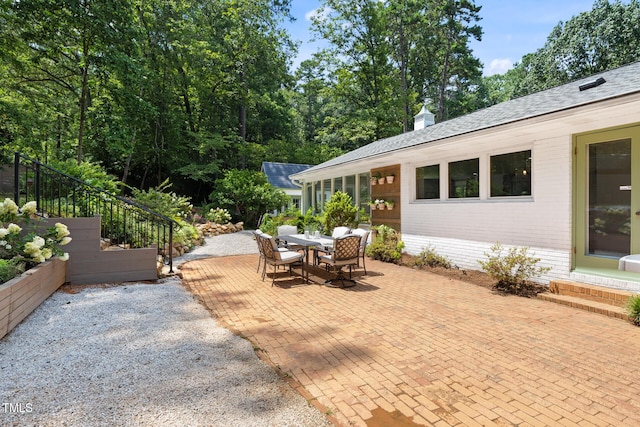 317 Reade Rd, Chapel Hill, NC 27516 - view of patio featuring outdoor dining area