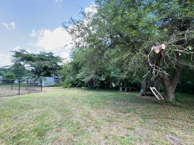 401 Division St, Norlina, NC 27563 - view of yard with a playground