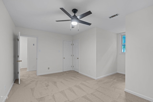 5313 Falkirk Dr, Durham, NC 27712 - unfurnished bedroom with carpet floors and ceiling fan