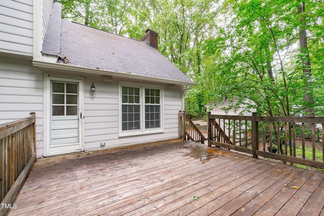 5313 Falkirk Dr, Durham, NC 27712 - view of wooden terrace
