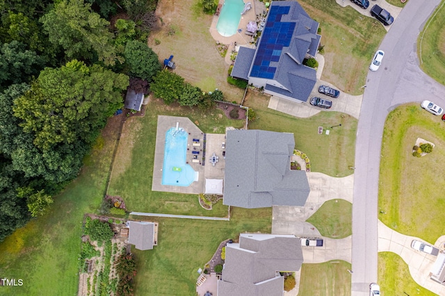 171 Winding Oak Way, Clayton, NC 27520 - aerial view of property's location with a pool