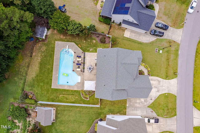 171 Winding Oak Way, Clayton, NC 27520 - drone / aerial view of a pool area