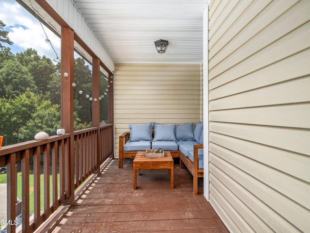 171 Winding Oak Way, Clayton, NC 27520 - deck with an outdoor living space