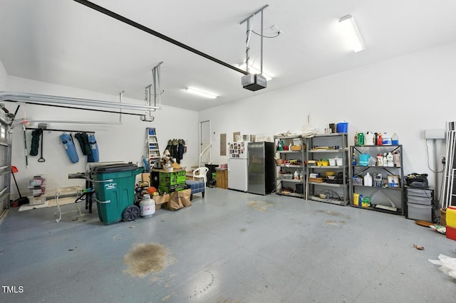 137 Forked Pine Ct, Chapel Hill, NC 27517 - garage with a garage door opener and electric panel