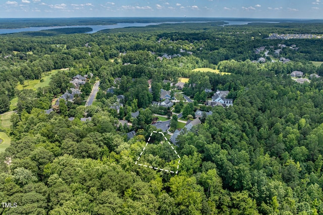 137 Forked Pine Ct, Chapel Hill, NC 27517 - aerial view of property and surrounding area with a forest