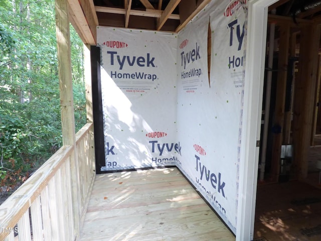 125 Evans St, Four Oaks, NC 27524 - view of wooden terrace