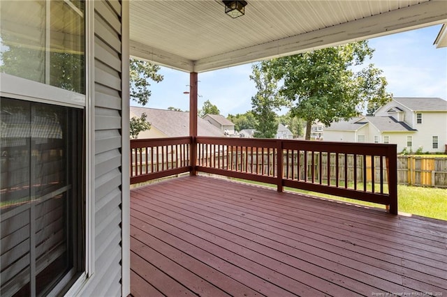 1605 Stanford Ct, Fayetteville, NC 28314 - wooden deck featuring a residential view