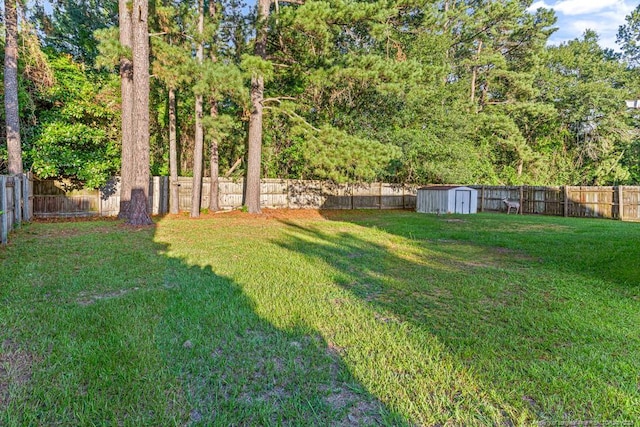 4105 Freedom Ln, Hope Mills, NC 28348 - fenced backyard featuring a storage shed