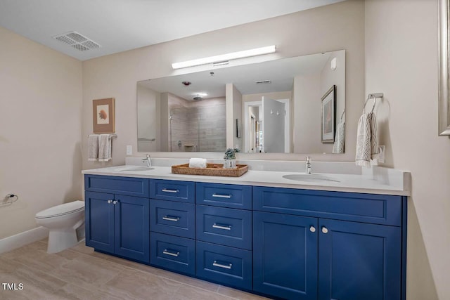 214 Hunt St Unit 503, Durham, NC 27701 - full bath with double vanity and tiled shower