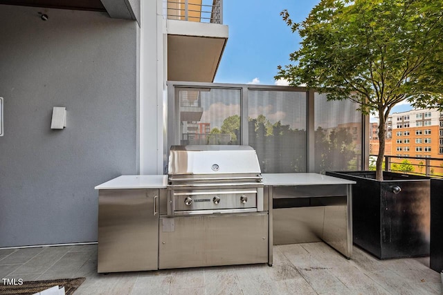 214 Hunt St Unit 503, Durham, NC 27701 - patio / terrace with an outdoor kitchen