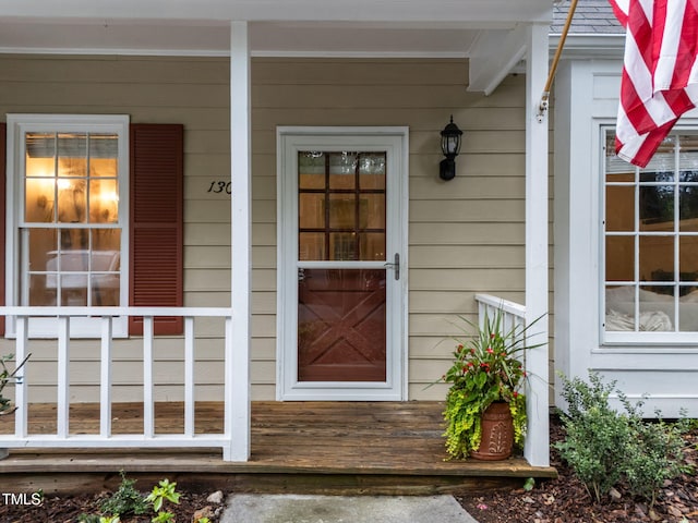 1300 Dylan Heath Ct, Raleigh, NC 27608 - property entrance featuring a porch
