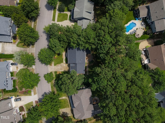 1224 Marshall Farm St, Wake Forest, NC 27587 - aerial view of property and surrounding area with nearby suburban area
