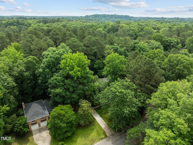 906 Grove St, Chapel Hill, NC 27517 - bird's eye view of a heavily wooded area
