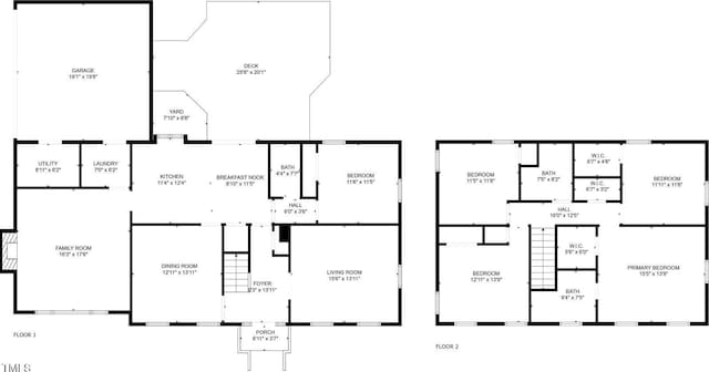 906 Grove St, Chapel Hill, NC 27517 - view of floor plan / room layout