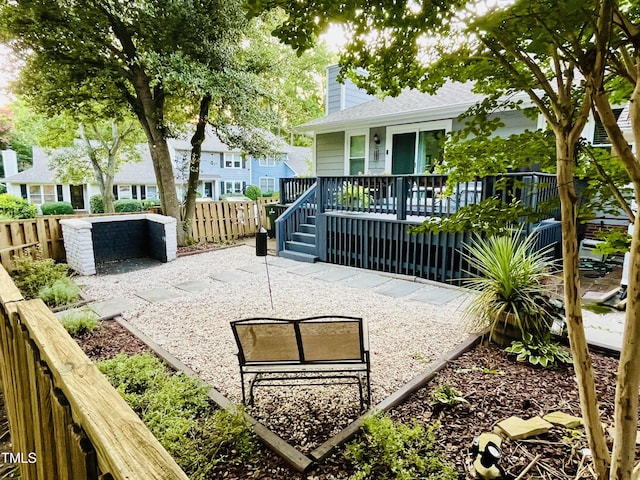1507 Woodcroft Dr, Raleigh, NC 27609 - surrounding community featuring a patio area and a deck