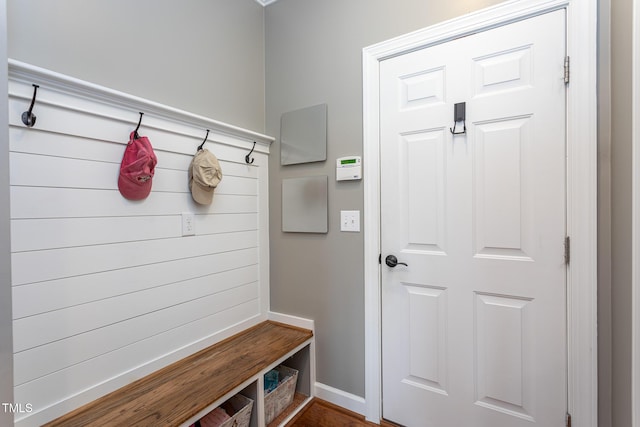3913 Chapel Oak Dr, Apex, NC 27502 - mudroom featuring baseboards