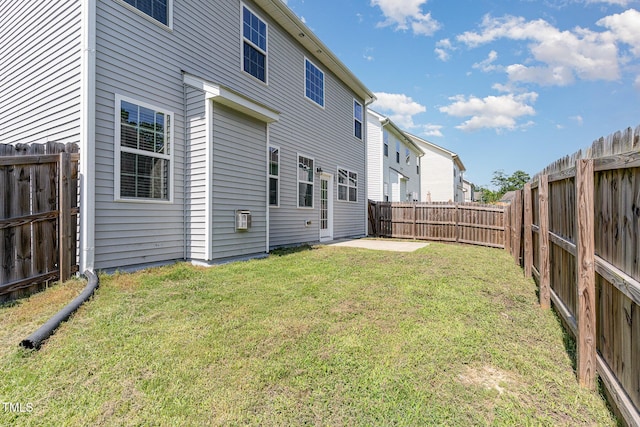 637 Stapleford Ln, Fuquay Varina, NC 27526 - fenced backyard with a patio area and a residential view