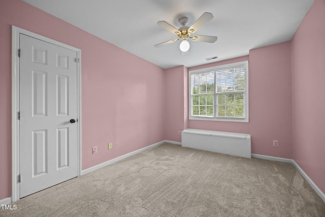 2763 Garland Ct, Creedmoor, NC 27522 - carpeted empty room with a ceiling fan and baseboards